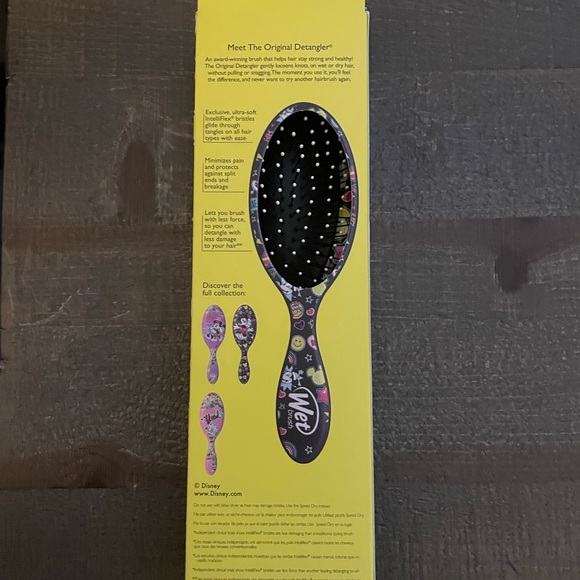 ❤️SOLD❤️Disney Mickey Minnie Wet Detangler Brush~Limited Edition - Picture 3 of 4
